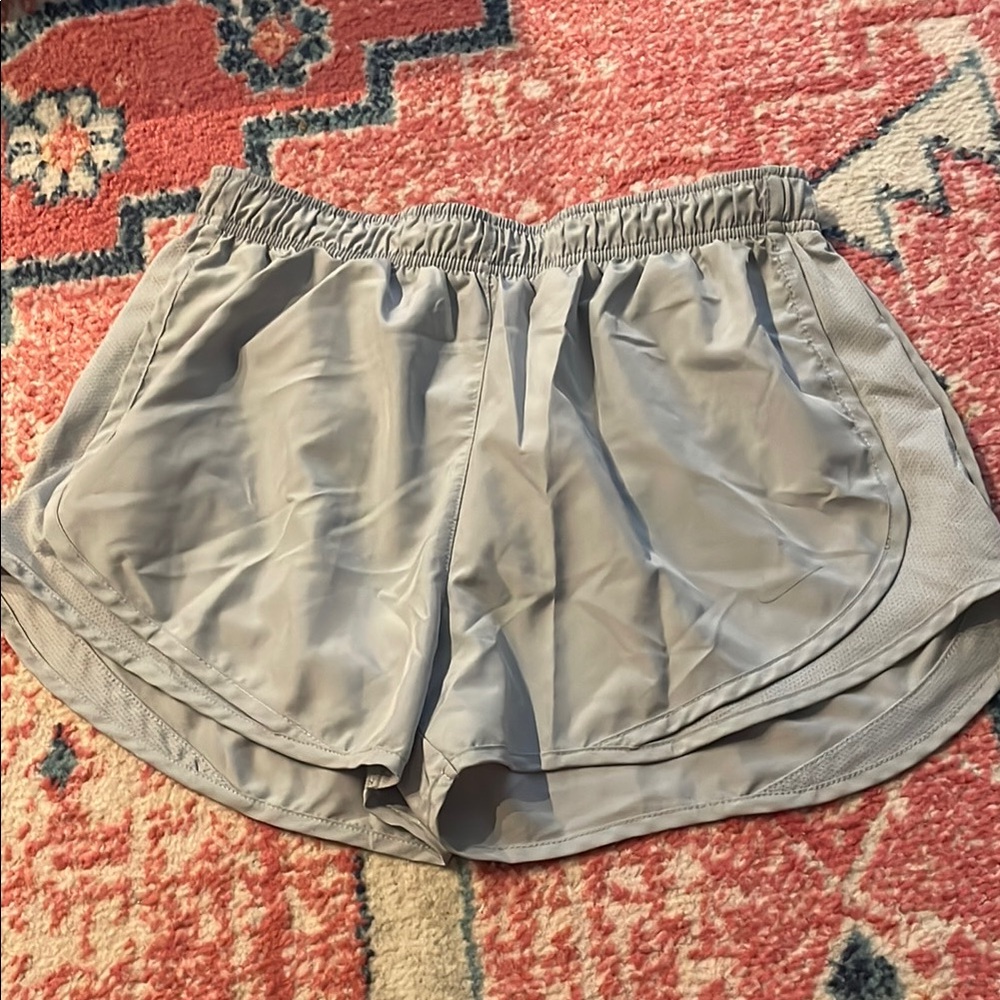 Nike Women's Light Gray Athletic Shorts
